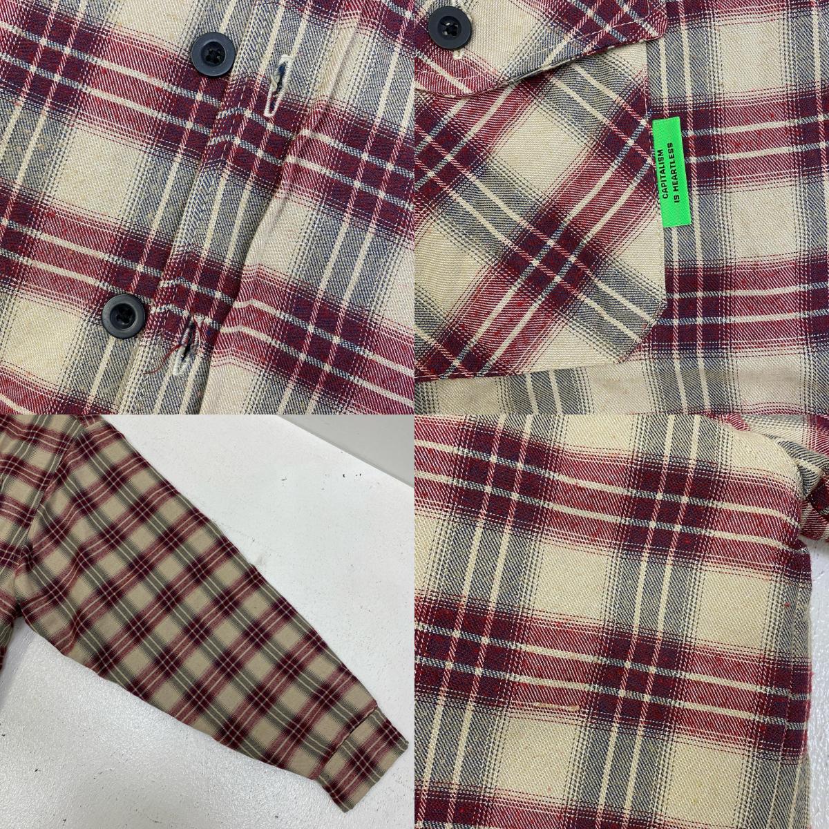 PLAID FLANNEL JACKET ブランド名:WILLY CHAVARRIA その他アウター サイズ：L【加古川店】