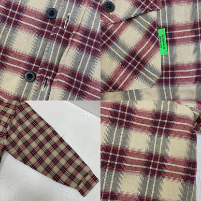 PLAID FLANNEL JACKET ブランド名:WILLY CHAVARRIA その他アウター サイズ：L【加古川店】