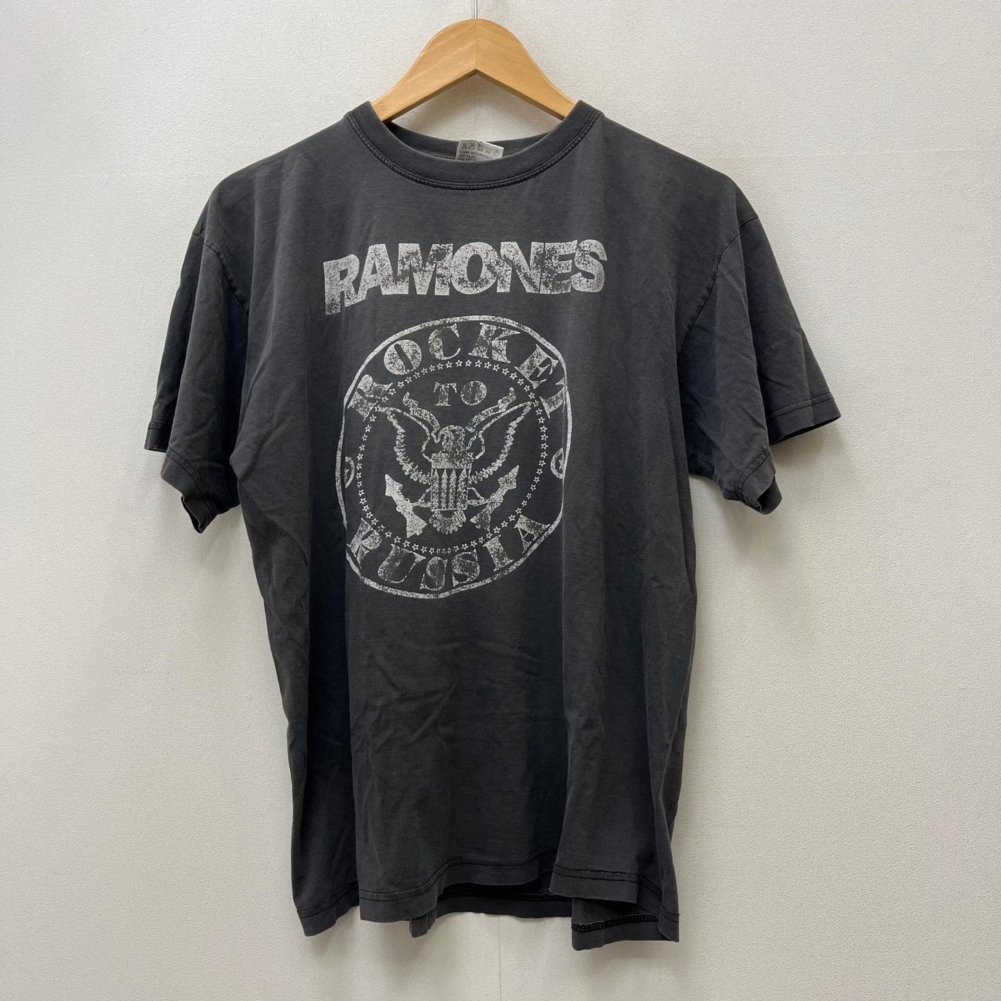 ramones:rocket to russia/bootleg 半袖Ｔシャツ グレー サイズ：L【加古川店】