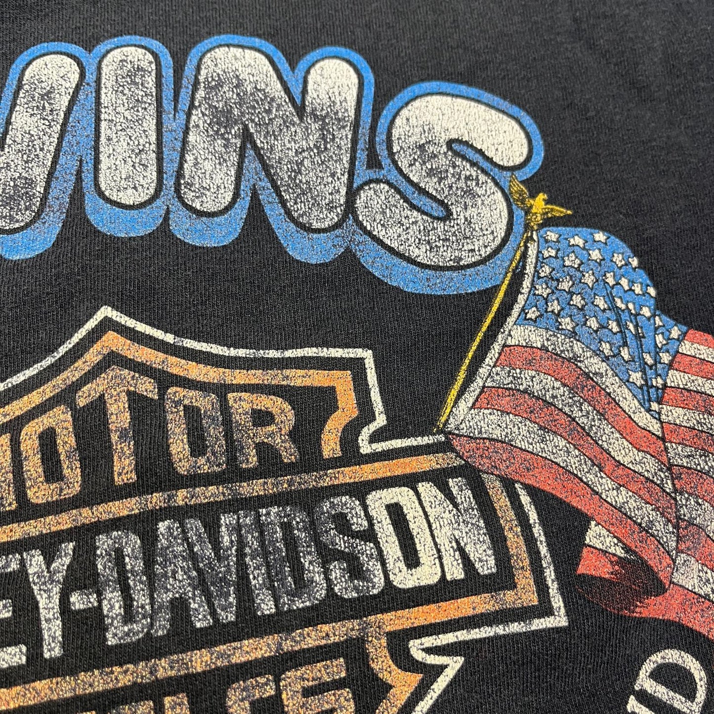 HARLEY-DAVIDSON | ハーレーダビットソン chrome fever 半袖Ｔシャツ ブラック サイズ：M【加古川店】