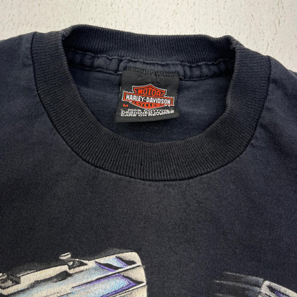 HARLEY-DAVIDSON | ハーレーダビットソン chrome fever 半袖Ｔシャツ ブラック サイズ：M【加古川店】