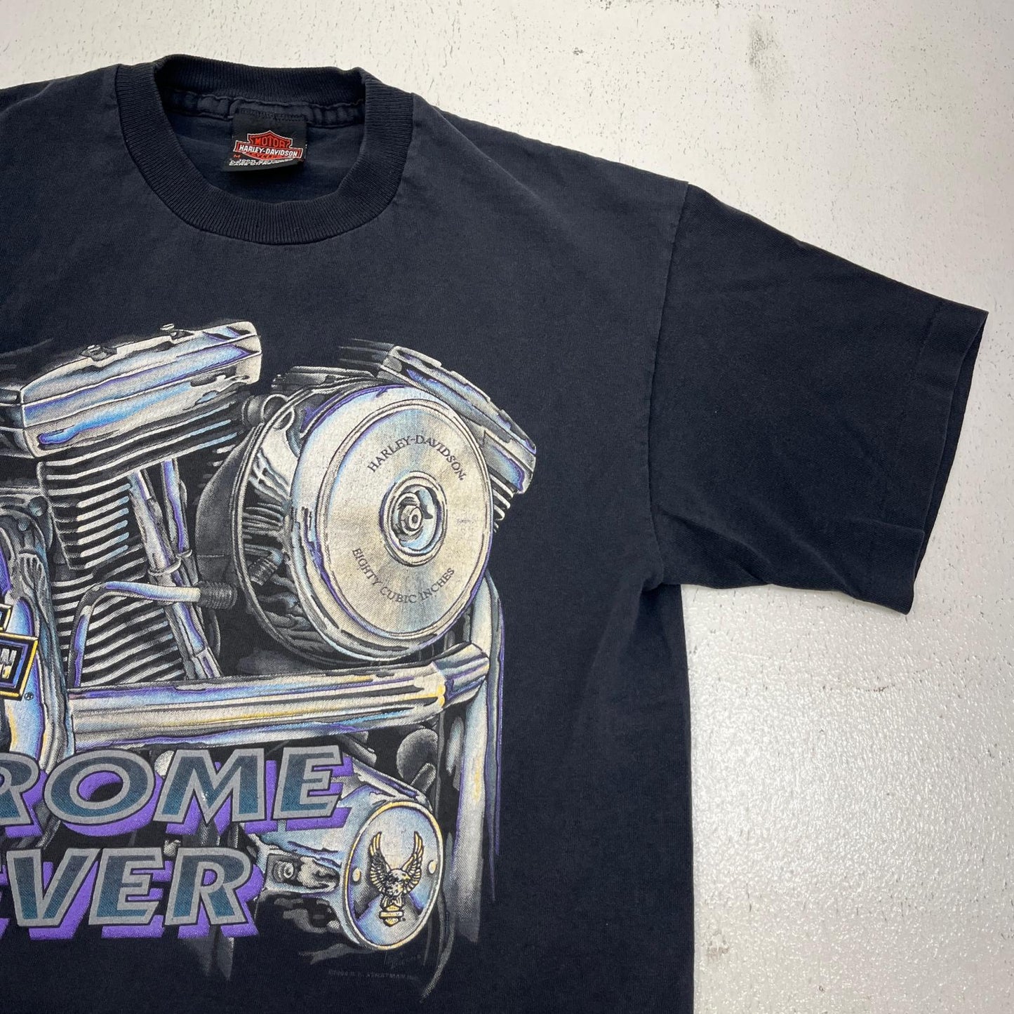 HARLEY-DAVIDSON | ハーレーダビットソン chrome fever 半袖Ｔシャツ ブラック サイズ：M【加古川店】
