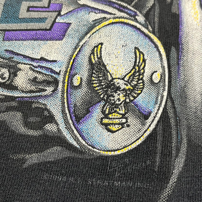 HARLEY-DAVIDSON | ハーレーダビットソン chrome fever 半袖Ｔシャツ ブラック サイズ：M【加古川店】