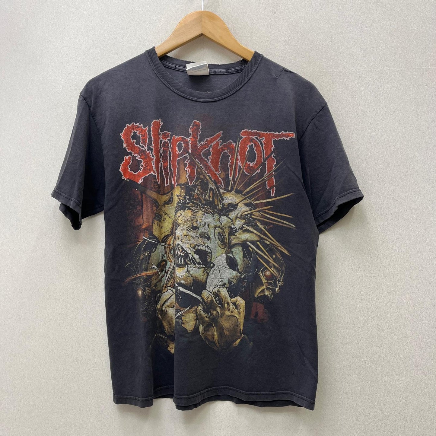 hanes Slipknot:SHAVED MASK 半袖Ｔシャツ ブラック サイズ：M【加古川店】