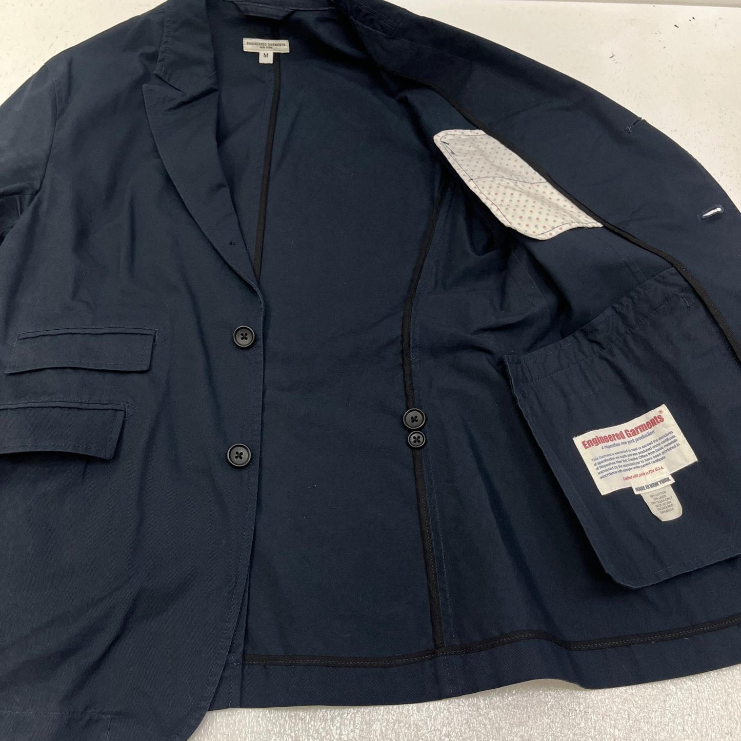 Engineered Garments | エンジニアードガーメンツ andover jacket テーラードジャケット ネイビー サイズ：M【加古川店】