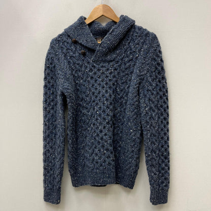 RRL(RALPH LAUREN) | ダブルアールエルラルフローレン ハンドニット　shawl collar sweater ニット ブルー サイズ：XS【加古川店】