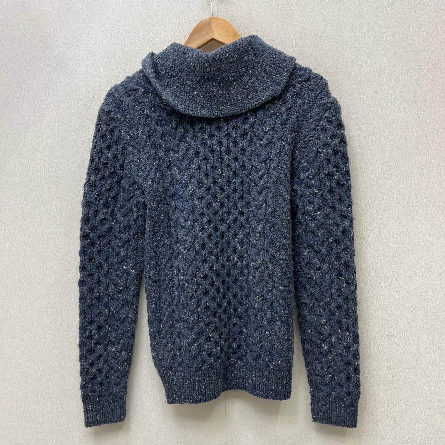 RRL(RALPH LAUREN) | ダブルアールエルラルフローレン ハンドニット　shawl collar sweater ニット ブルー サイズ：XS【加古川店】