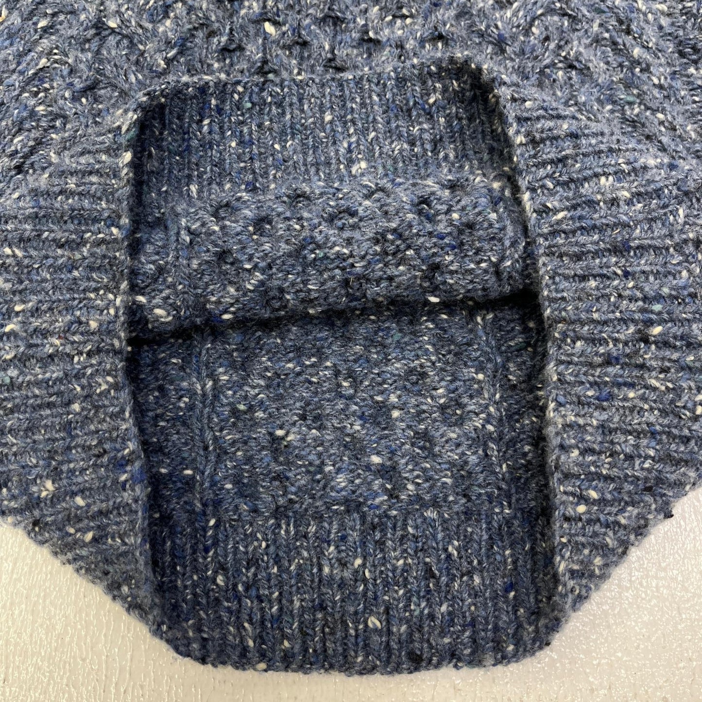 RRL(RALPH LAUREN) | ダブルアールエルラルフローレン ハンドニット　shawl collar sweater ニット ブルー サイズ：XS【加古川店】