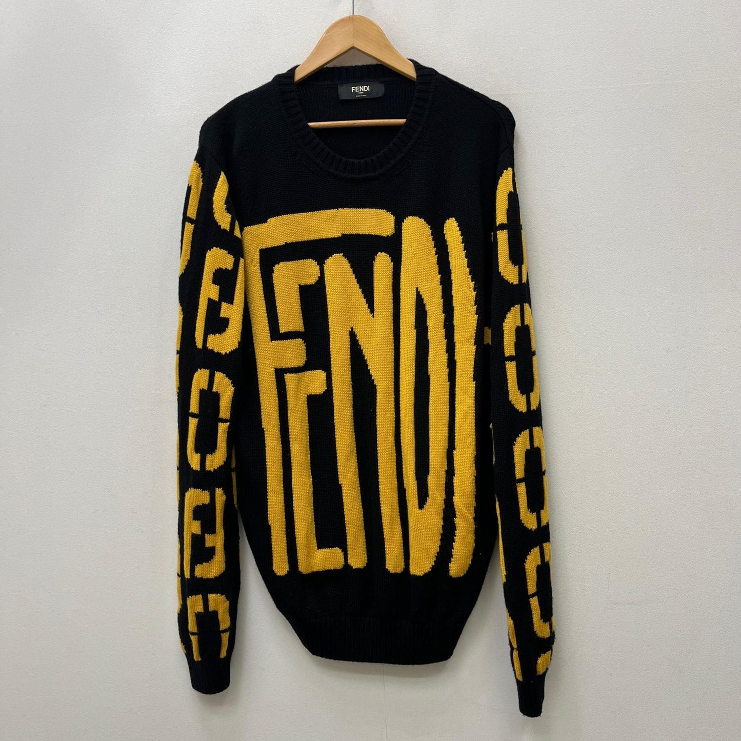 FENDI | フェンディ 国内正規品　BIG LOGO CREW NECK KNIT ニット ]FZY111 ADU6 サイズ：54【加古川店】