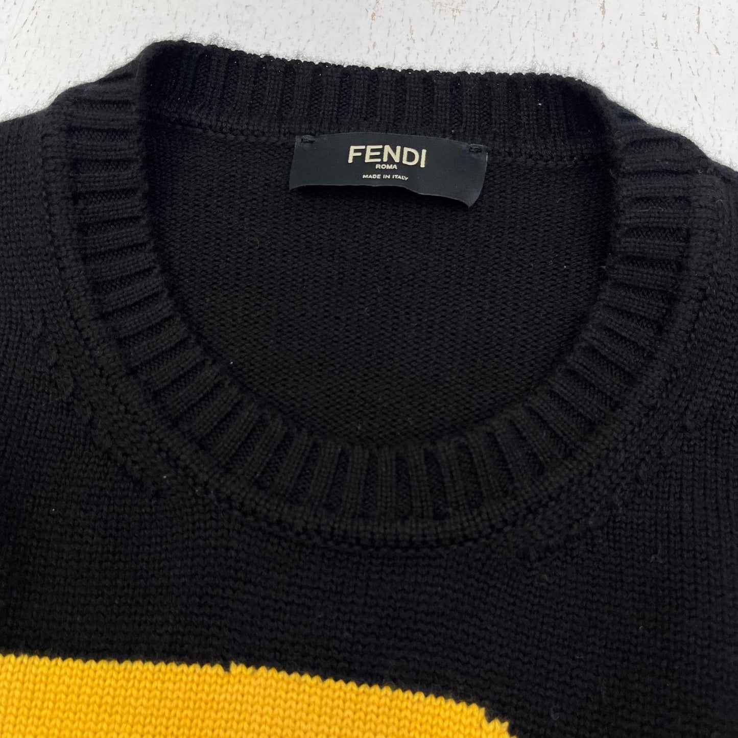 FENDI | フェンディ 国内正規品　BIG LOGO CREW NECK KNIT ニット ]FZY111 ADU6 サイズ：54【加古川店】