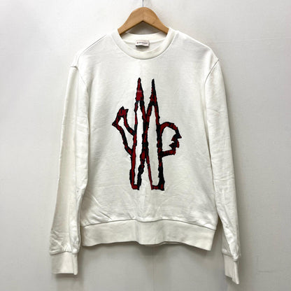 MONCLER | モンクレール 国内正規品 スウェット F10918G70010 ホワイト サイズ：L【加古川店】