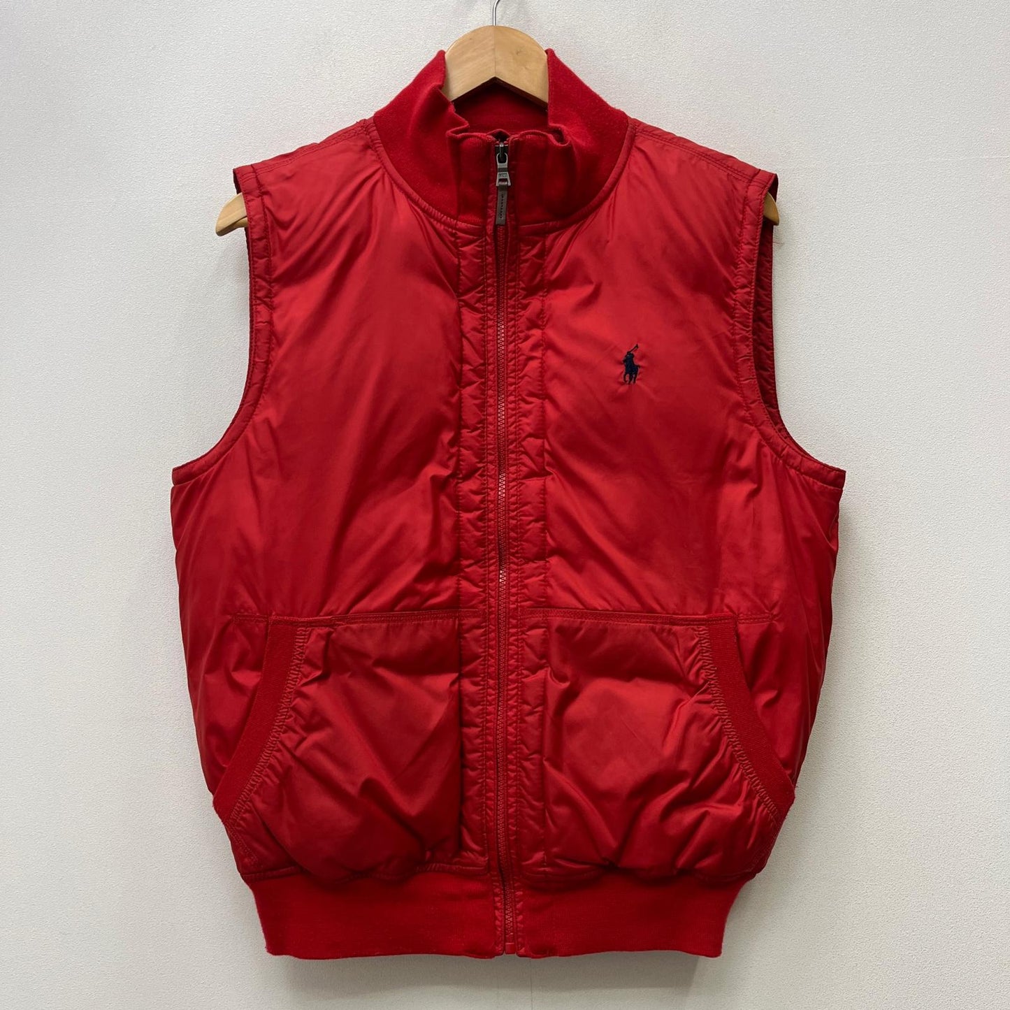 POLO RALPH LAUREN | ポロ・ラルフローレン high neck down vest ダウンベスト レッド サイズ：M【加古川店】