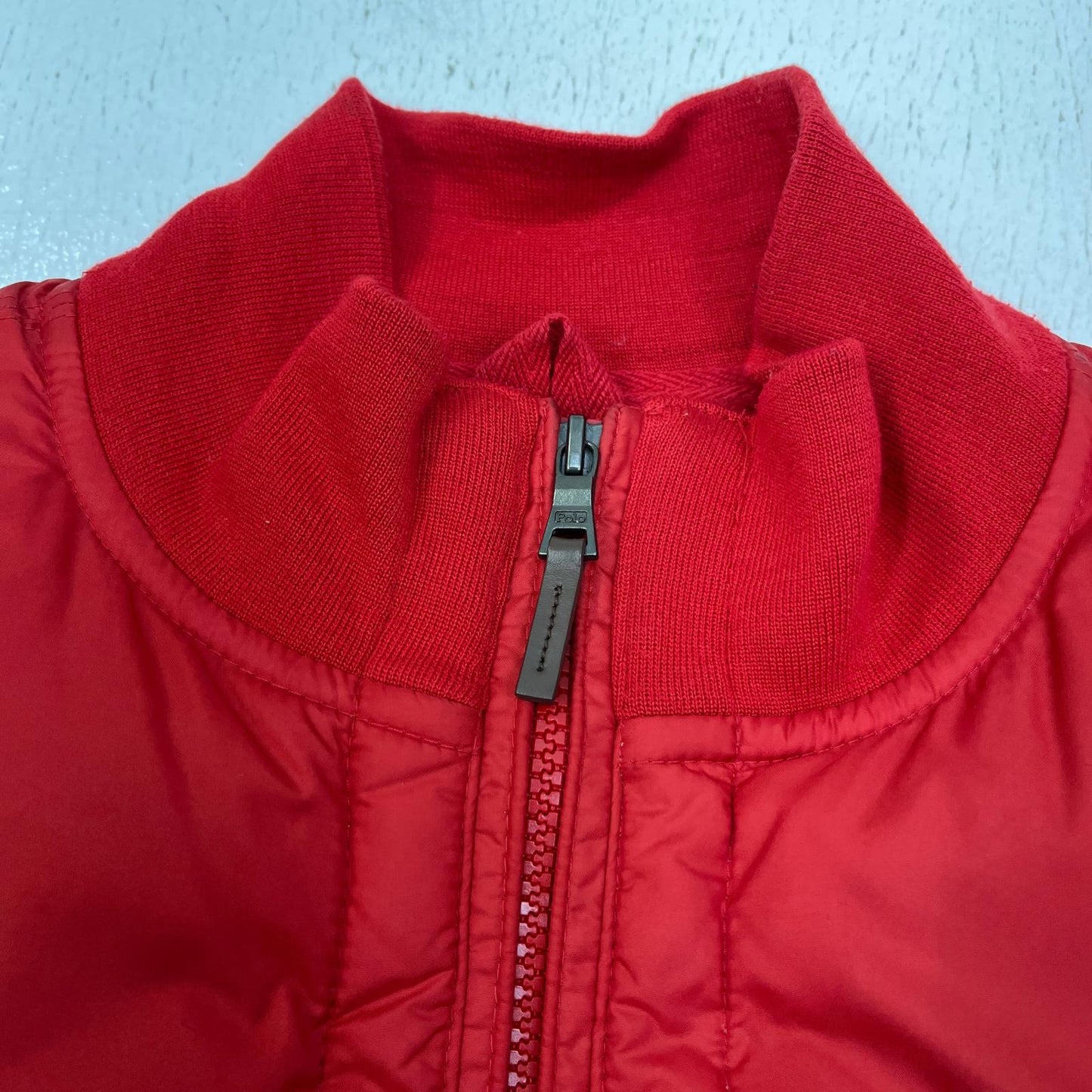 POLO RALPH LAUREN | ポロ・ラルフローレン high neck down vest ダウンベスト レッド サイズ：M【加古川店】