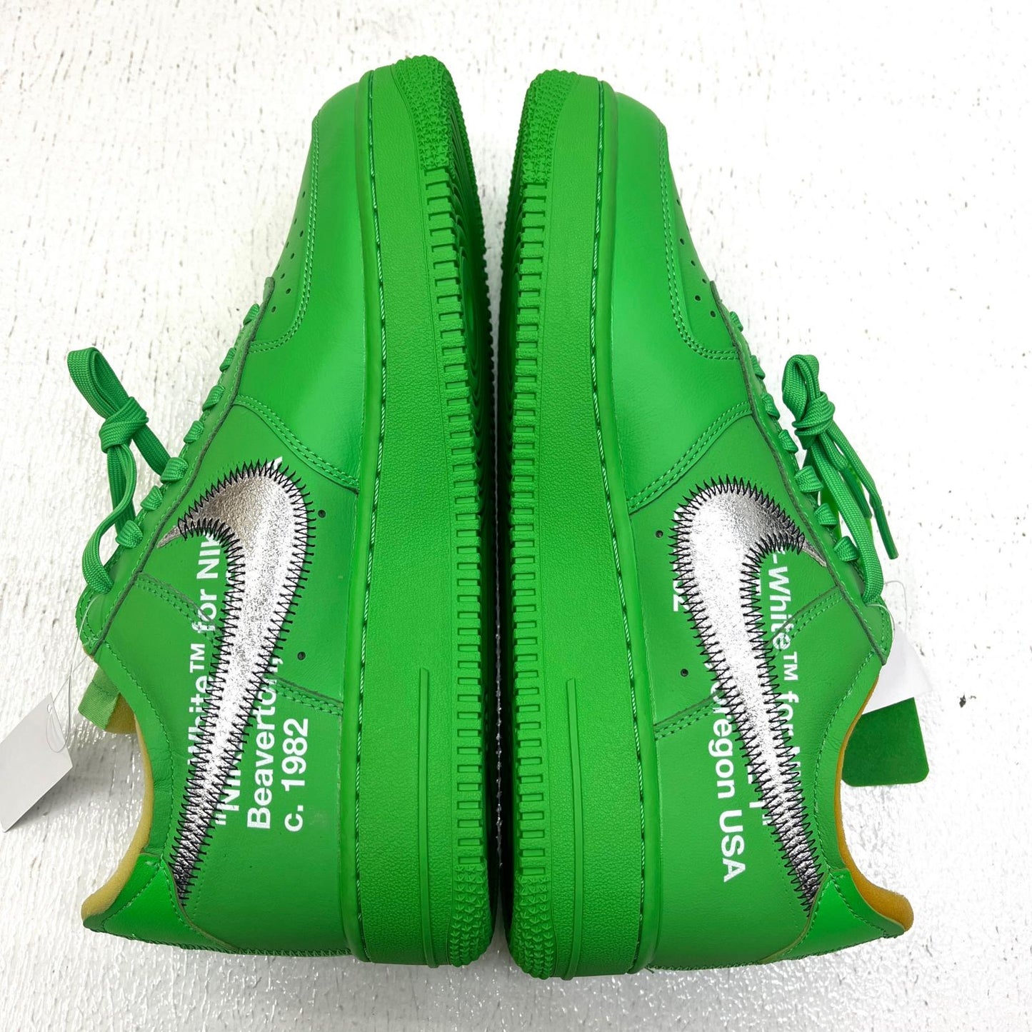 NIKE | ナイキ Off-White AF 1 Low スニーカー DX1419-300 ライトグリーン 26.5cm【加古川店】