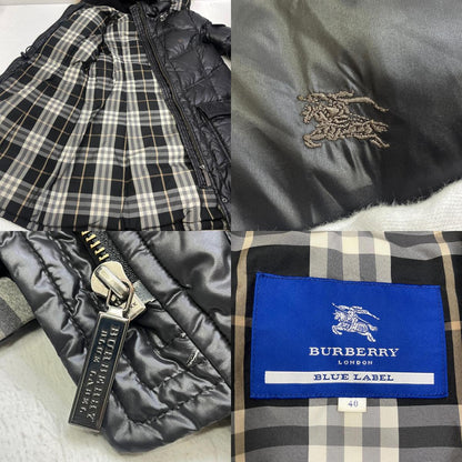 BURBERRY BLUE LABEL | バーバリーブルーレーベル ダウンジャケット FRF01-532 ブラック サイズ：40【加古川店】