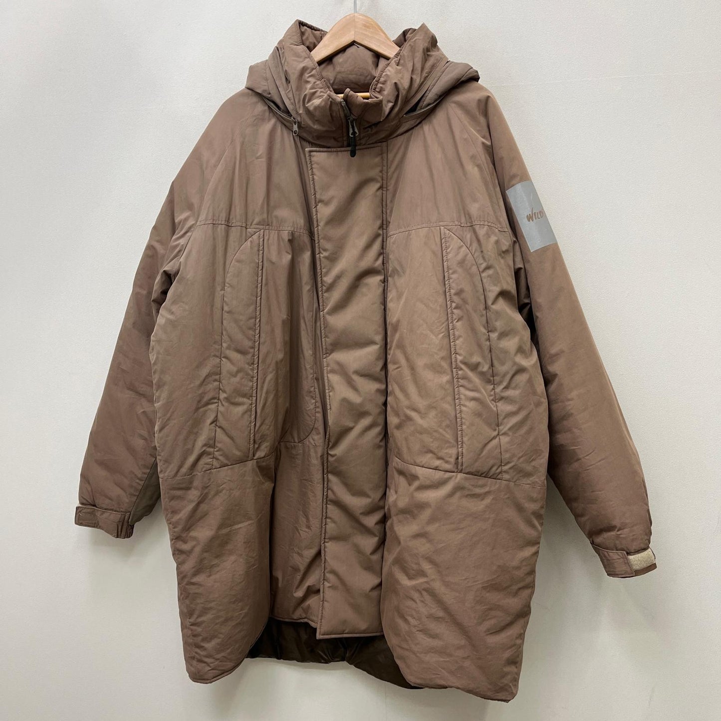 WILD THINGS | ワイルドシングス MONSTER PARKA ダウンジャケット WT18104N ブラウン サイズ：L【加古川店】