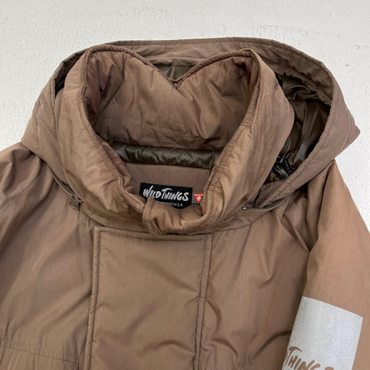 WILD THINGS | ワイルドシングス MONSTER PARKA ダウンジャケット WT18104N ブラウン サイズ：L【加古川店】