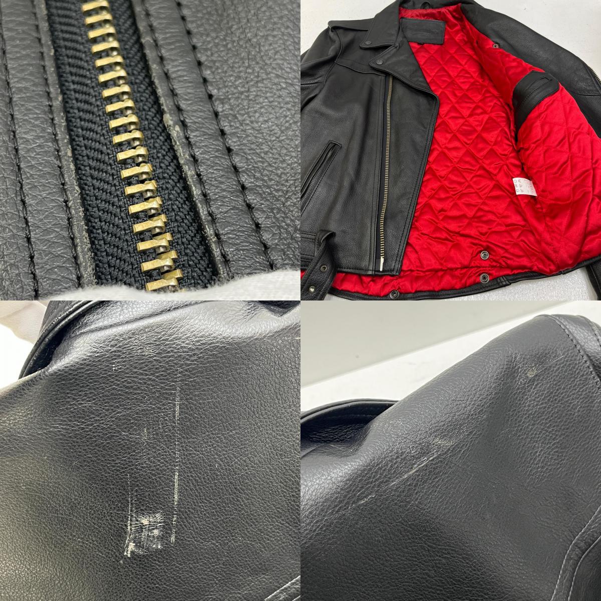 b's leather bikers ライダースジャケット ブラック【加古川店】