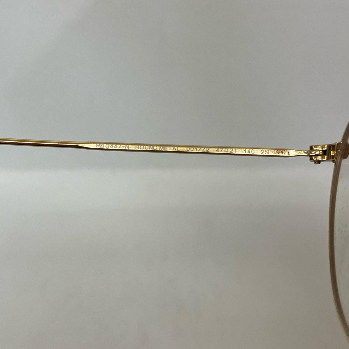 RAY BAN | レイバン ROUND METAL メガネ RB3447-N ゴールド【加古川店】