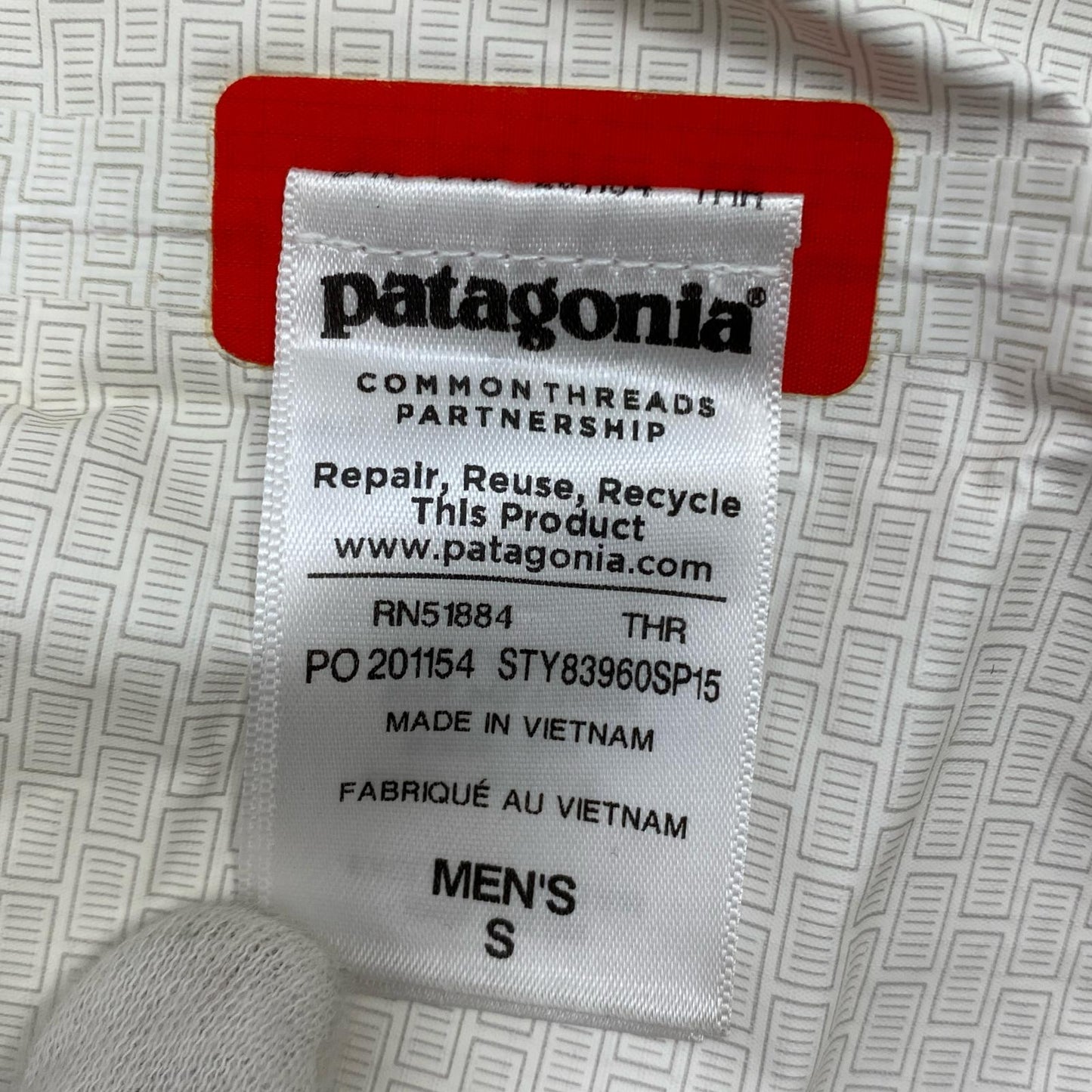 patagonia | パタゴニア TORRENTSHELL JACKET マウンテンパーカー レッド サイズ：S【加古川店】