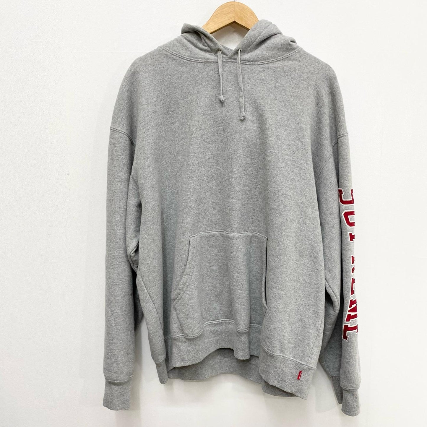 Supreme | シュプリーム Sleeve Arc Hooded プルオーバーパーカー グレー XLサイズ 23FW パーカー グレー サイズ：XL