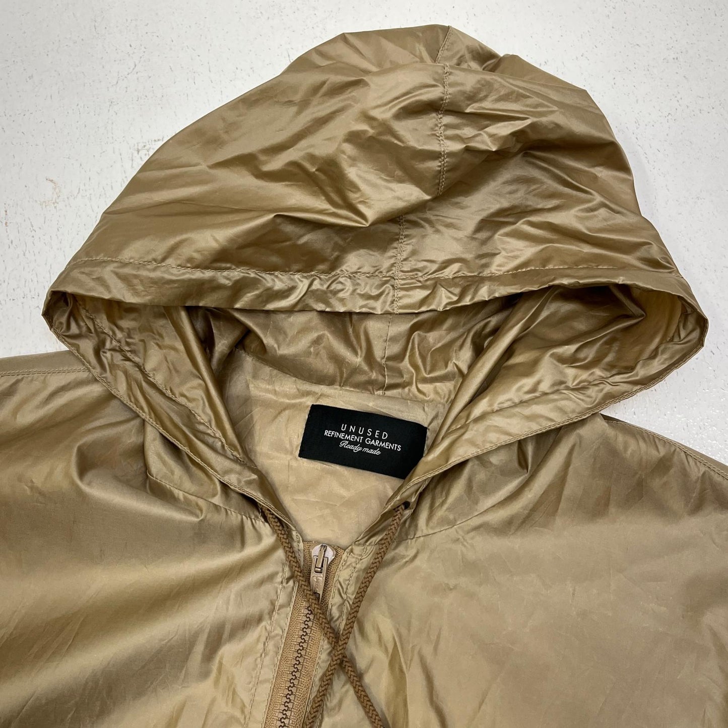 【中古】UNUSED | アンユーズド Nylon zip jacket. ナイロンジャケット US2350 ゴールド【加古川店】