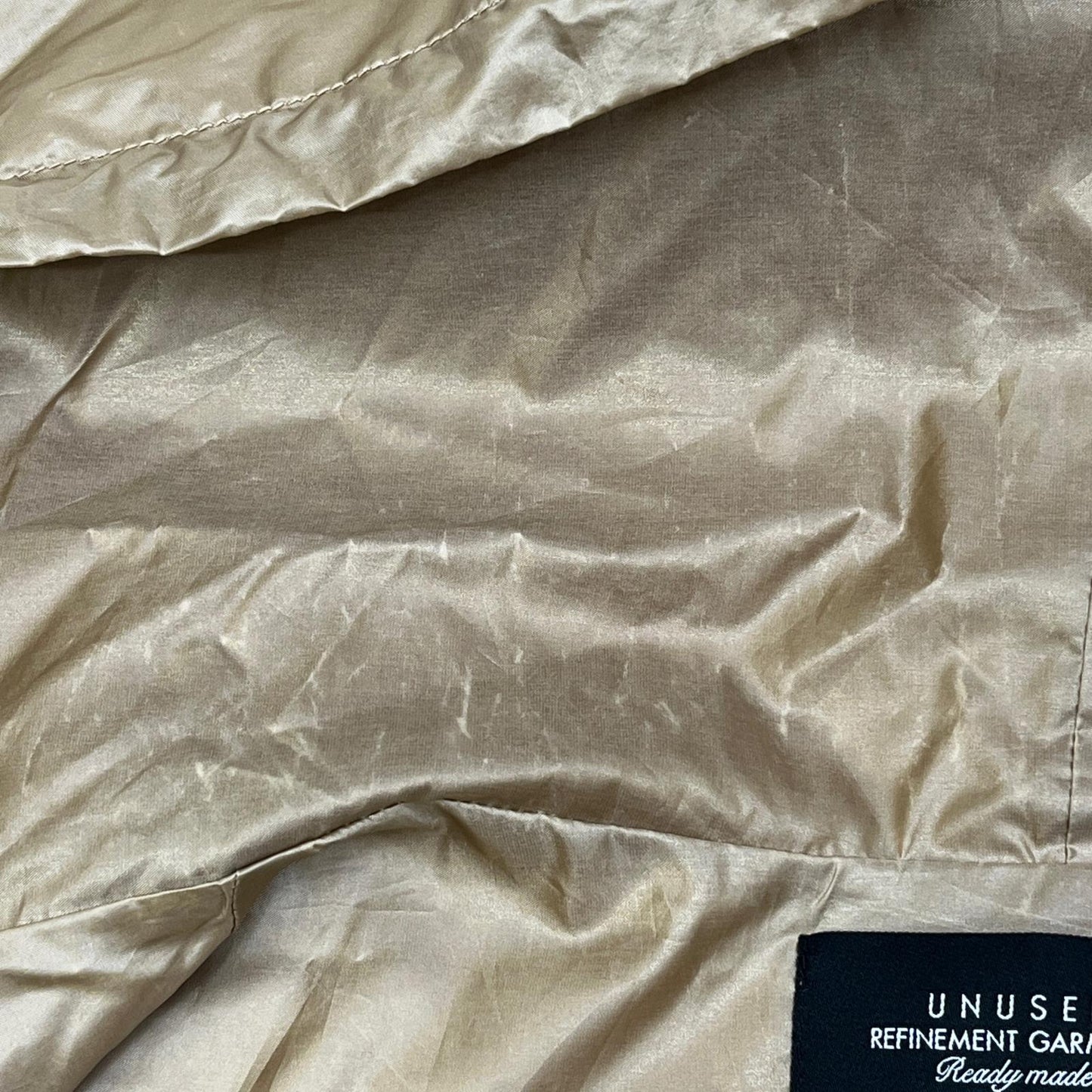 【中古】UNUSED | アンユーズド Nylon zip jacket. ナイロンジャケット US2350 ゴールド【加古川店】