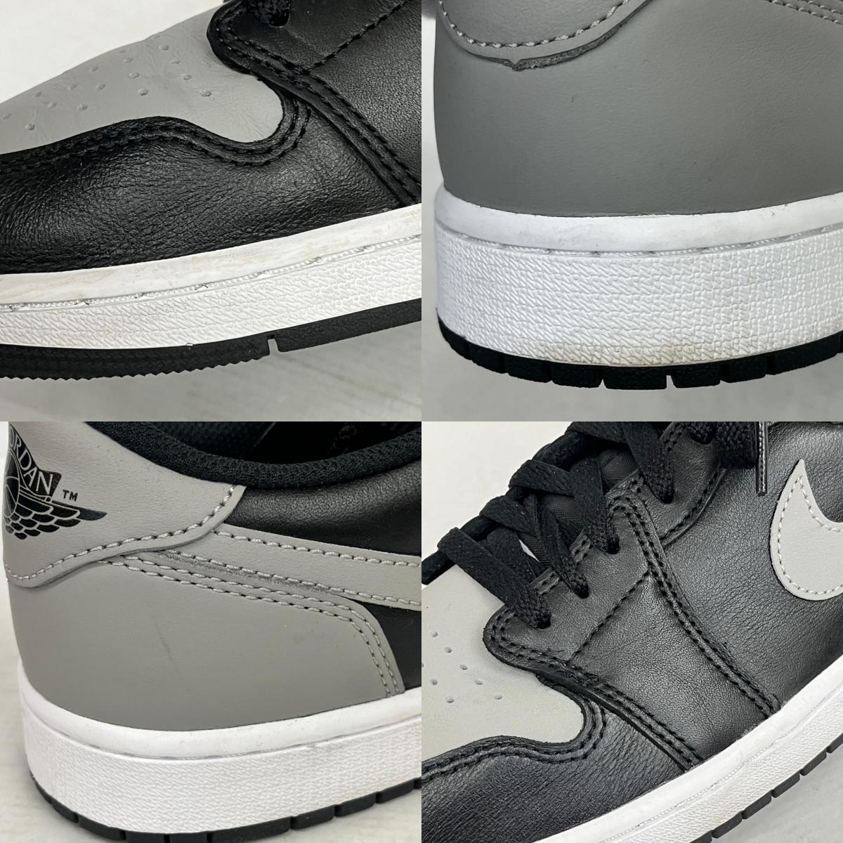 【中古】NIKE | ナイキ Air Jordan 1 Retro Low OG 'Shadow' スニーカー cz0790-003 グレー 28.5cm【加古川店】