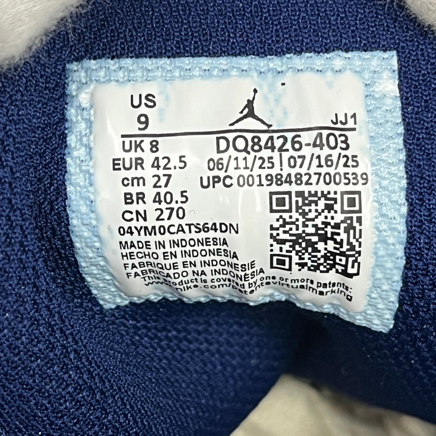【中古】NIKE | ナイキ Air Jordan 1 Mid Blue Void スニーカー DQ8426-403 ネイビー 27cm【加古川店】
