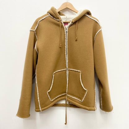 Supreme | シュプリーム faux shearling hooded jacket ボアジャケット ベージュ Mサイズ 23SS その他アウター ベージュ サイズ：M