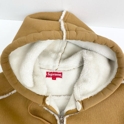 Supreme | シュプリーム faux shearling hooded jacket ボアジャケット ベージュ Mサイズ 23SS その他アウター ベージュ サイズ：M