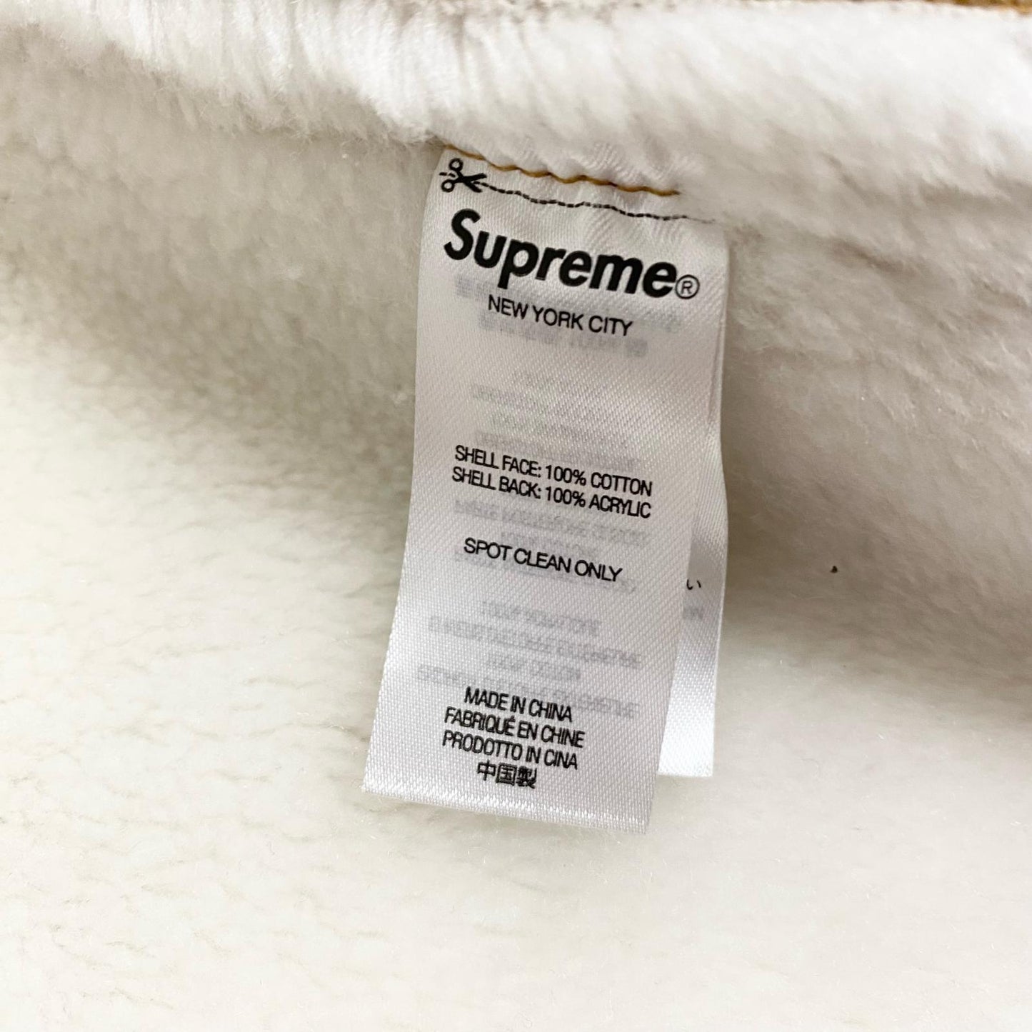 Supreme | シュプリーム faux shearling hooded jacket ボアジャケット ベージュ Mサイズ 23SS その他アウター ベージュ サイズ：M