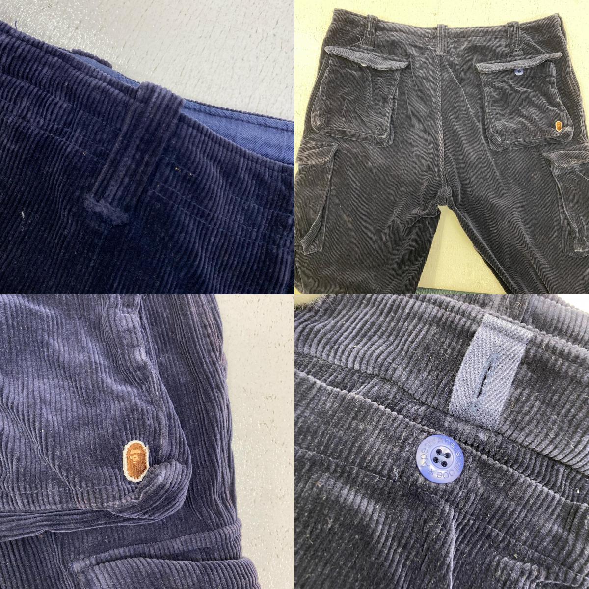【中古】A BATHING APE | アベイシングエイプ ショキタグ パンツ ネイビー サイズ：XL【加古川店】
