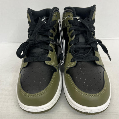 【中古】NIKE | ナイキ GS Air Jordan 1 Mid スニーカー DQ8423-092 オリーブ 22.5cm【加古川店】