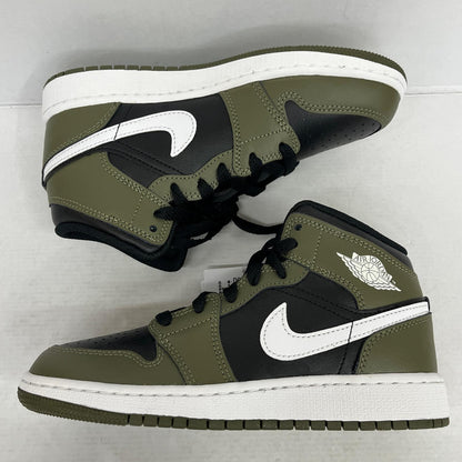 【中古】NIKE | ナイキ GS Air Jordan 1 Mid スニーカー DQ8423-092 オリーブ 22.5cm【加古川店】