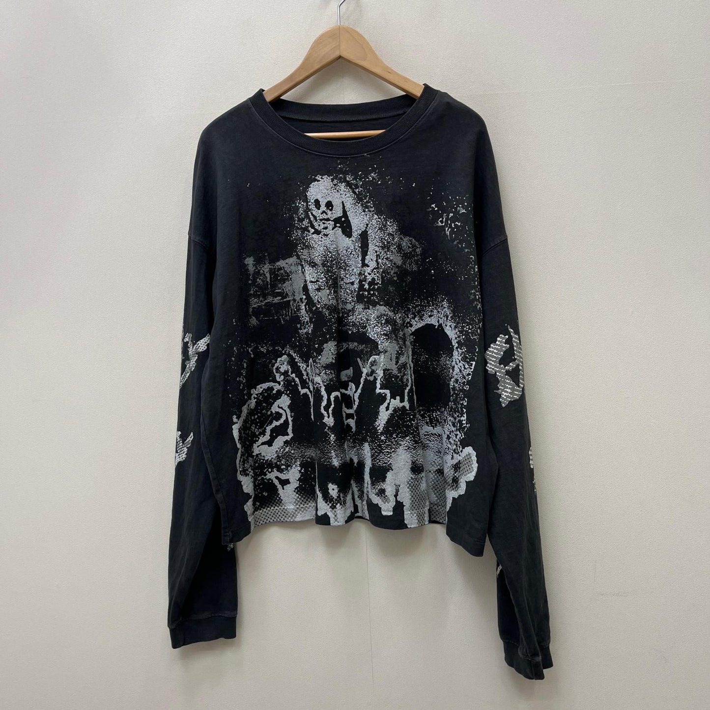 【中古】 RRR123 THEATRE CVA LS TEE 長袖Ｔシャツ ブラック サイズ：S【加古川店】