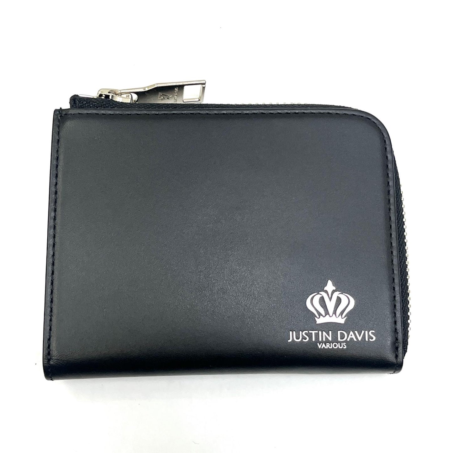 【中古】Justin Davis | ジャスティンデイビス MARCAM L-ZIP 長財布 JDV037 BLK ブラック【加古川店】