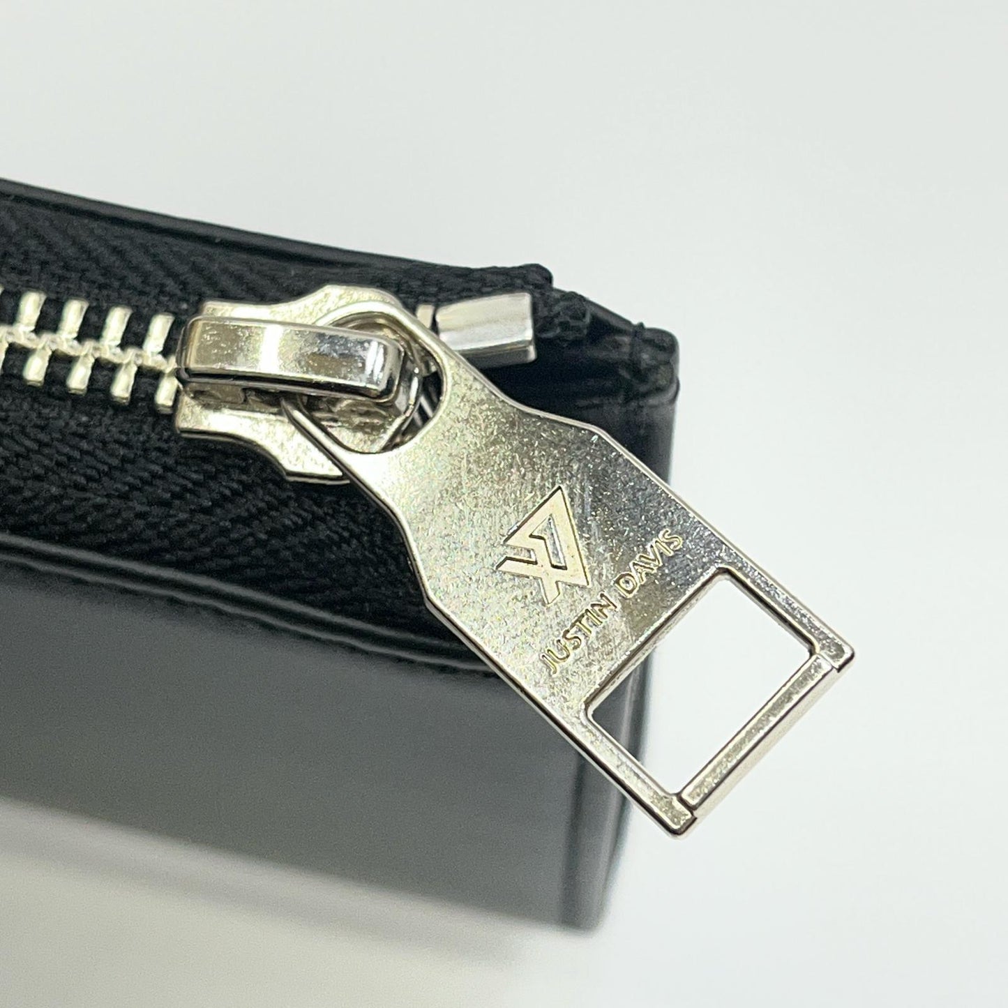 【中古】Justin Davis | ジャスティンデイビス MARCAM L-ZIP 長財布 JDV037 BLK ブラック【加古川店】