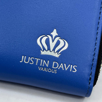 【中古】Justin Davis | ジャスティンデイビス MARCAM L-ZIP 長財布 JDV037 BLUE ブルー【加古川店】