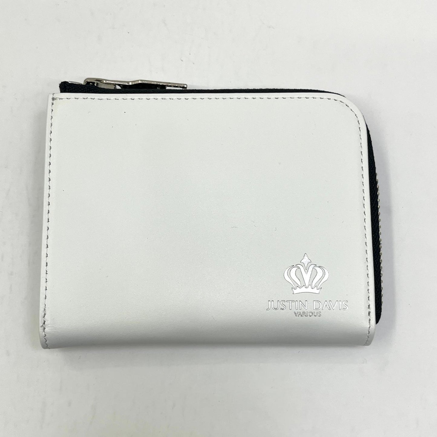 【中古】Justin Davis | ジャスティンデイビス MARCAM L-ZIP 長財布 JDV037 WHT ホワイト【加古川店】