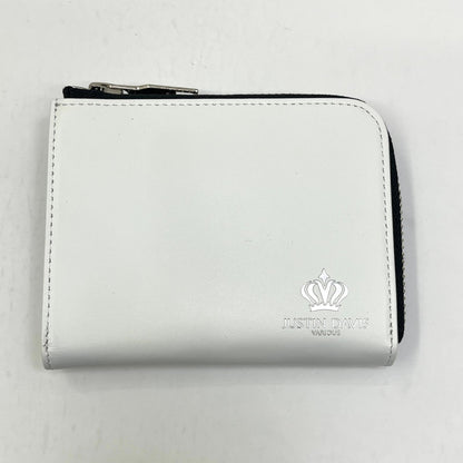 【中古】Justin Davis | ジャスティンデイビス MARCAM L-ZIP 長財布 JDV037 WHT ホワイト【加古川店】