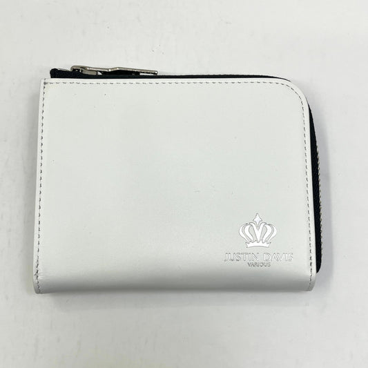 【中古】Justin Davis | ジャスティンデイビス MARCAM L-ZIP 長財布 JDV037 WHT ホワイト【加古川店】