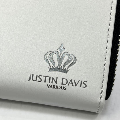 【中古】Justin Davis | ジャスティンデイビス MARCAM L-ZIP 長財布 JDV037 WHT ホワイト【加古川店】