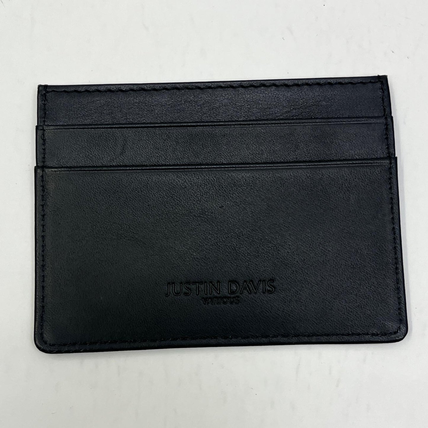 【中古】Justin Davis | ジャスティンデイビス STEPHALIAM カードホルダー カードケース JDV030 ブラック【加古川店】