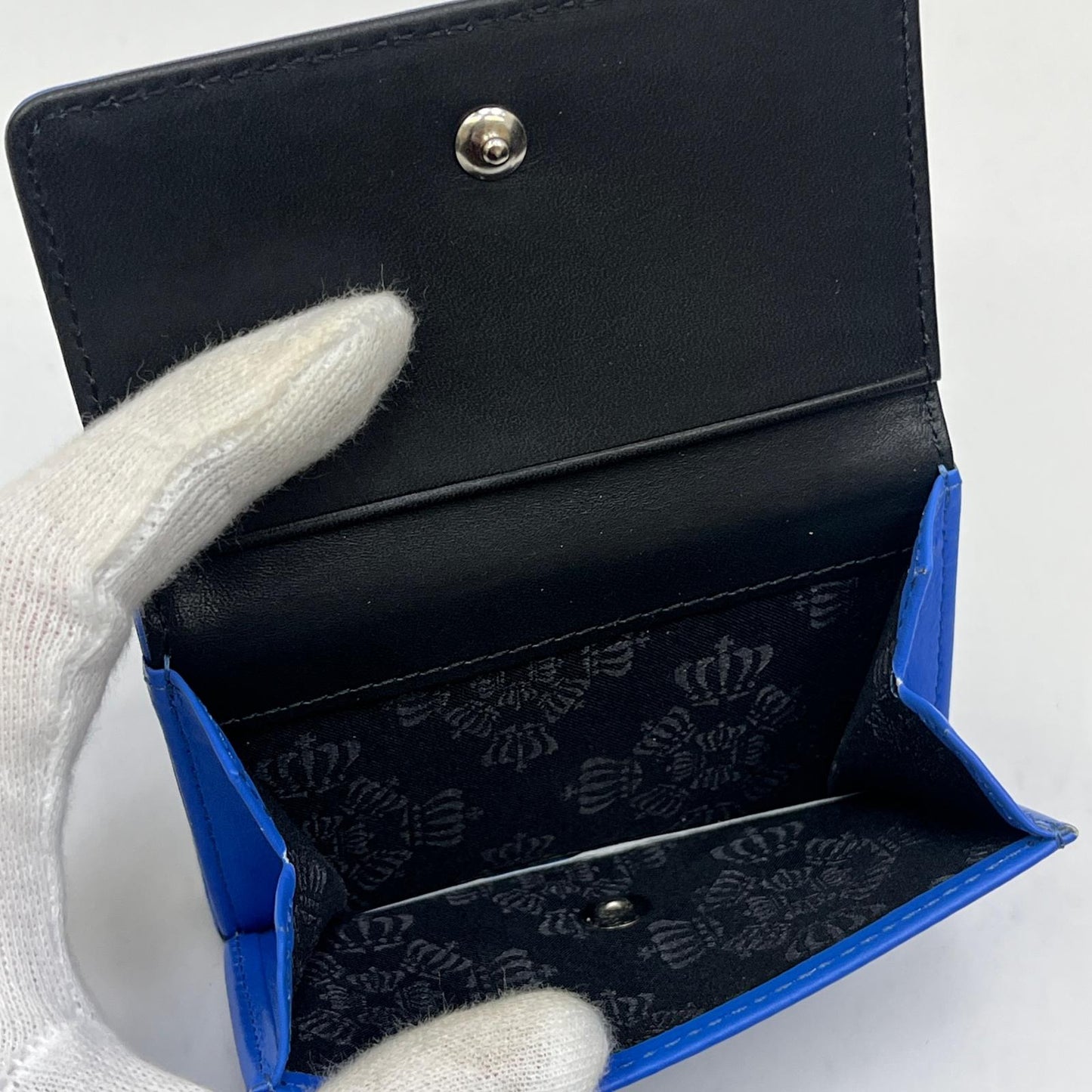 【中古】Justin Davis | ジャスティンデイビス MARCAM 3 HOLD 三つ折り財布 JDV038 BLUE ブルー【加古川店】