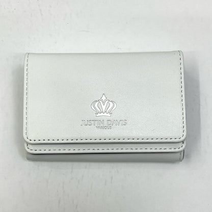 【中古】Justin Davis | ジャスティンデイビス MARCAM 3 HOLD 三つ折り財布 JDV038 WHT ホワイト【加古川店】