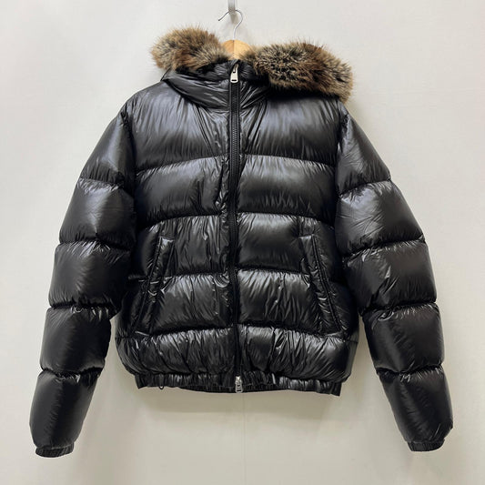 【中古】ZARA | ザラ ファー付き ダウンジャケット ブラック【加古川店】