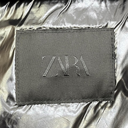 【中古】ZARA | ザラ ファー付き ダウンジャケット ブラック【加古川店】