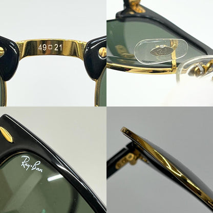 【中古】RAY BAN | レイバン CLUBMASTER サングラス RB3016 ブラック【加古川店】