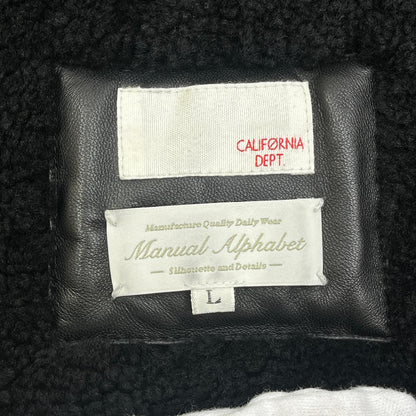 【中古】MANUAL ALPHABET | マニュアルアルファベット その他アウター CA17FW-MJ01 ブラック サイズ：L【加古川店】